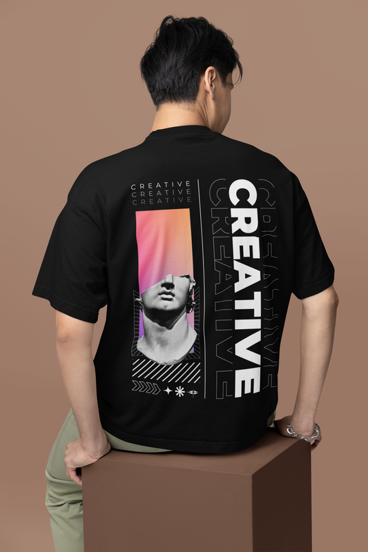 DESIGN D - HEAVY QUALITY OVERSIZED T-SHIRT - REVIVE DESIGNS